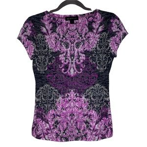 Vintage Y2K Paisley Print Top